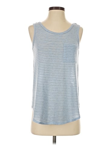 Aqua Sleeveless Top (view 1)