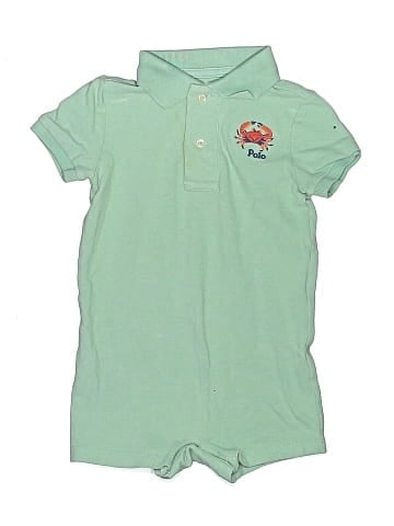 Ralph Lauren Short Sleeve Onesie (view 1)