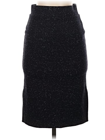 Madewell Column Side-Slit Skirt in Speckle (view 1)