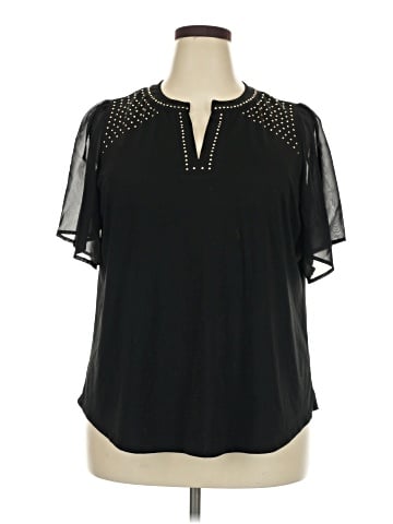 Belldini Short Sleeve Blouse (view 1)