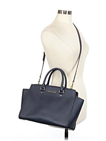 MICHAEL Michael Kors Leather Satchel (view 2)