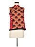 Tiny Red Sleeveless Blouse Size M - photo 1