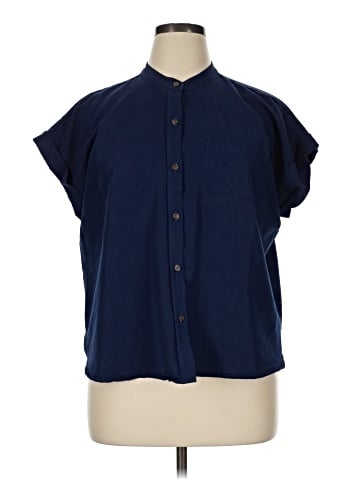Lands' End Short Sleeve Blouse (view 1)
