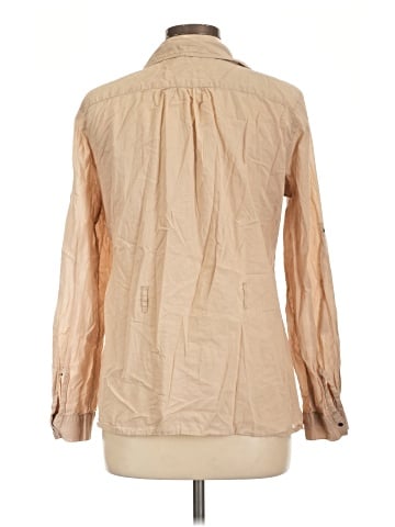 Charlotte Russe Long Sleeve Button-Down Shirt (view 2)