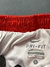 Nike 100% Polyester Color Block Red Athletic Shorts Size S - photo 3