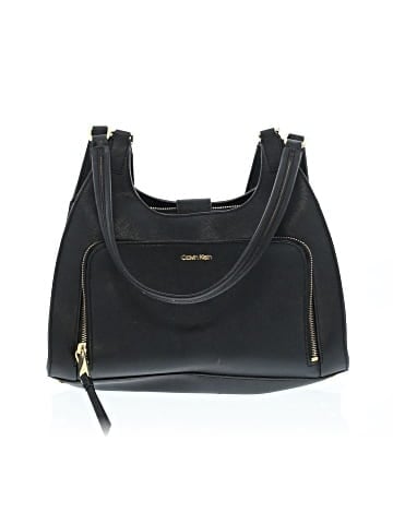 Calvin Klein Leather Shoulder Bag (view 1)