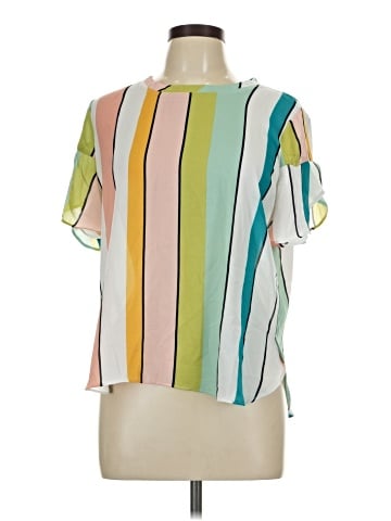 Ann Taylor LOFT Outlet Short Sleeve Blouse (view 1)