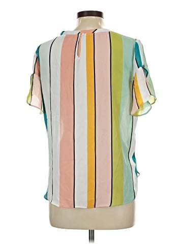 Ann Taylor LOFT Outlet Short Sleeve Blouse (view 2)