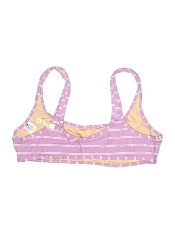 Madewell Madewell Ribbed Pullover Bikini Top in Stripe (view 2)