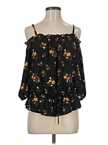 By & By 3/4 Sleeve Blouse (view 1)