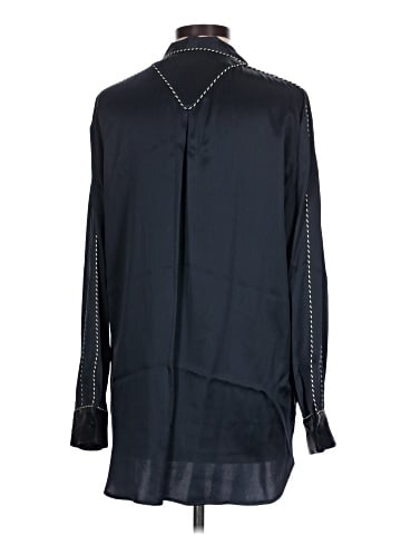 Rag & Bone Long Sleeve Silk Top (view 2)