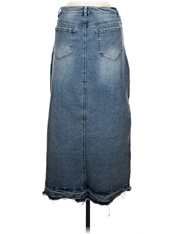 Kensie Denim Skirt (view 2)