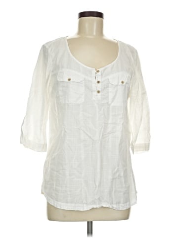 Eddie Bauer 3/4 Sleeve Blouse (view 1)