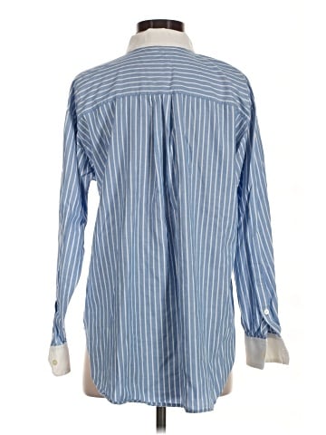 Ann Taylor LOFT Long Sleeve Button-Down Shirt (view 2)