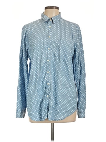 Ann Taylor LOFT Long Sleeve Button-Down Shirt (view 1)