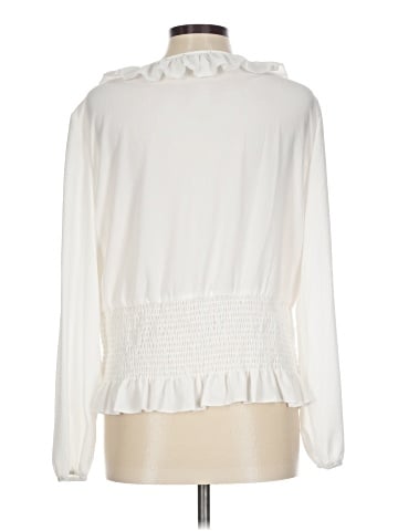 The Pyramid Collection Long Sleeve Blouse (view 2)