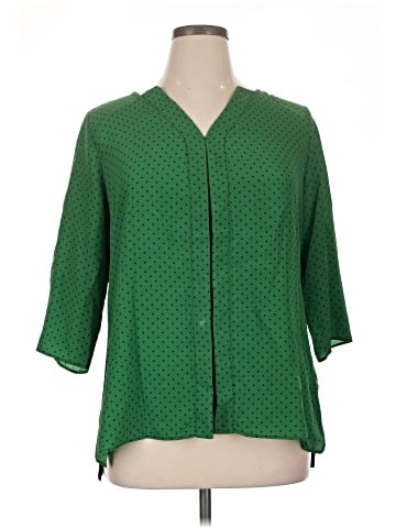 Worthington 3/4 Sleeve Blouse (view 1)