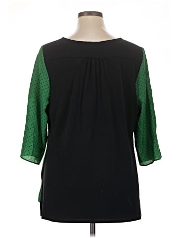 Worthington 3/4 Sleeve Blouse (view 2)