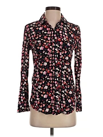 Equipment Long Sleeve Blouse (view 1)