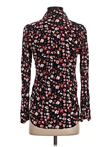 Equipment Long Sleeve Blouse (view 2)
