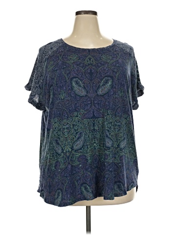 Lucky Brand Short Sleeve Blouse (view 1)