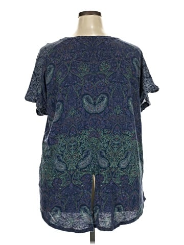 Lucky Brand Short Sleeve Blouse (view 2)