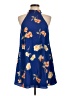 Lulus 100% Polyester Blue Sleeveless Blouse Size L - photo 1