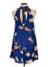 Lulus 100% Polyester Blue Sleeveless Blouse Size L - photo 2