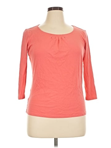 Ann Taylor 3/4 Sleeve T-Shirt (view 1)
