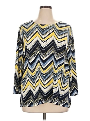 Alfred Dunner 3/4 Sleeve Blouse (view 1)