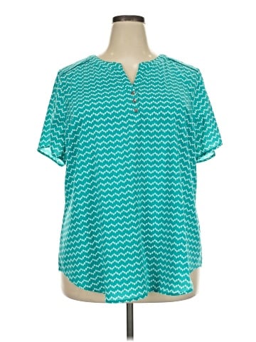 Cj Banks Short Sleeve Henley (view 1)
