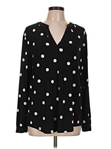 Anne Klein Long Sleeve Blouse (view 1)
