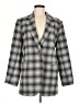 Cos Plaid Gray Wool Blazer Size 6 - photo 1