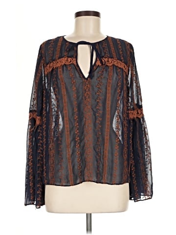 BCBGMAXAZRIA Long Sleeve Blouse (view 1)