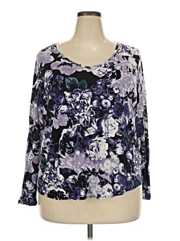 Simply Vera Vera Wang 3/4 Sleeve Blouse (view 1)