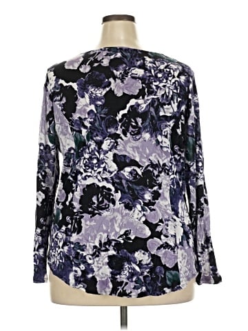 Simply Vera Vera Wang 3/4 Sleeve Blouse (view 2)
