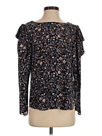 Rebecca Taylor Long Sleeve Silk Top (view 1)
