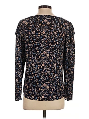 Rebecca Taylor Long Sleeve Silk Top (view 2)