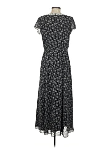 Madewell Print-Mix Sheer-Sleeve Dress in Branch Floral (view 2)