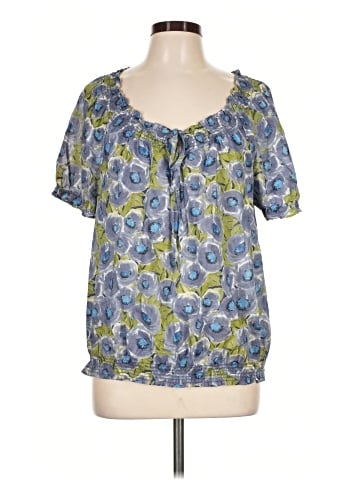 Ann Taylor LOFT Outlet Short Sleeve Blouse (view 1)