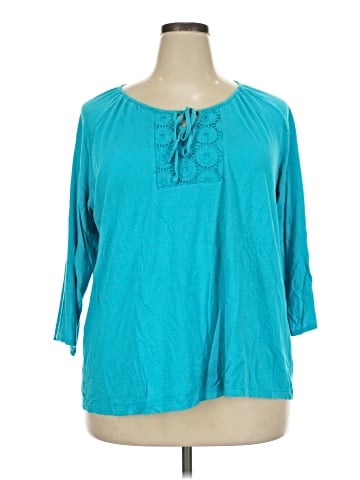 St. John's Bay 3/4 Sleeve T-Shirt (view 1)