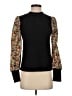 THML Floral Black Turtleneck Sweater Size XS - photo 1