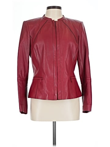Lafayette 148 New York Leather Jacket (view 1)
