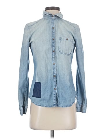 Rubbish Long Sleeve Button-Down Shirt (view 1)