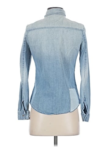 Rubbish Long Sleeve Button-Down Shirt (view 2)