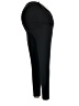 Isabel Solid Black Active Pants Size L - photo 1