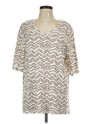 Chico's 3/4 Sleeve T-Shirt (view 1)