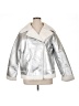 Jessica Simpson 100% Polyurethane Metallic Silver Jacket Size XL - photo 1