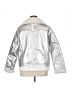 Jessica Simpson 100% Polyurethane Metallic Silver Jacket Size XL - photo 2
