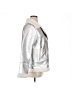 Jessica Simpson 100% Polyurethane Metallic Silver Jacket Size XL - photo 4